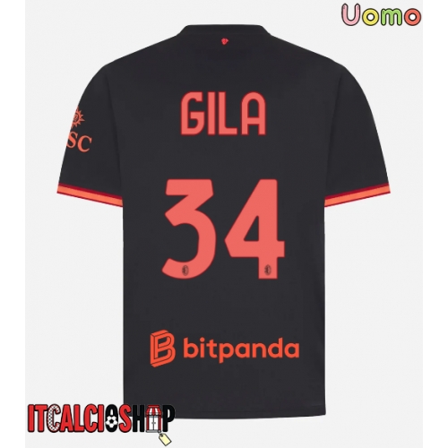 AC Milan Mario Gila #34 Terza Maglia 2026-27 Manica Corta